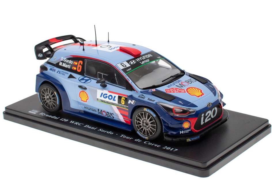 Hyundai i20 Wrc Tour de Corse 2017 1:24 Ixo RQ104