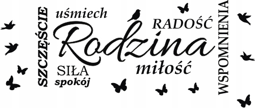 

Naklejka na ścianę Rodzina 120X60 nr 115