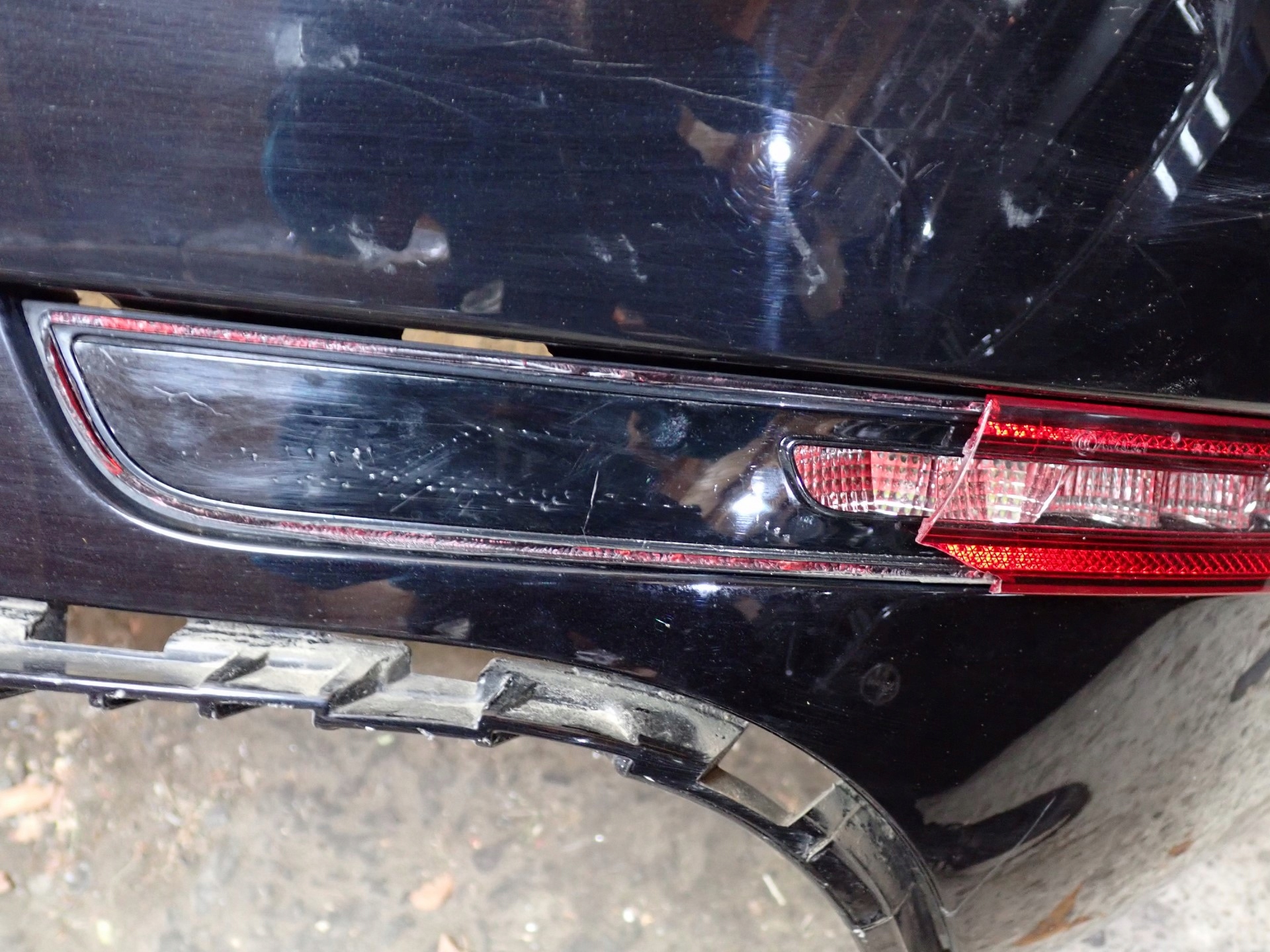 bumper rear part rear PORSCHE MACAN 95B GTS 2014-2018R
