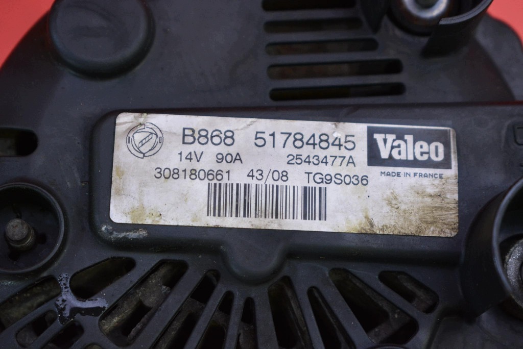 ALTERNATOR 51784845 FORD KA MK2 1.3 TDCI 75 KM 08-20