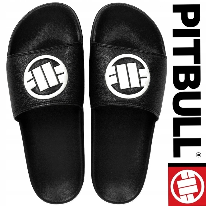 Męskie Klapki sportowe miejskie Pit Bull Logo na Basen Na Urlop 44