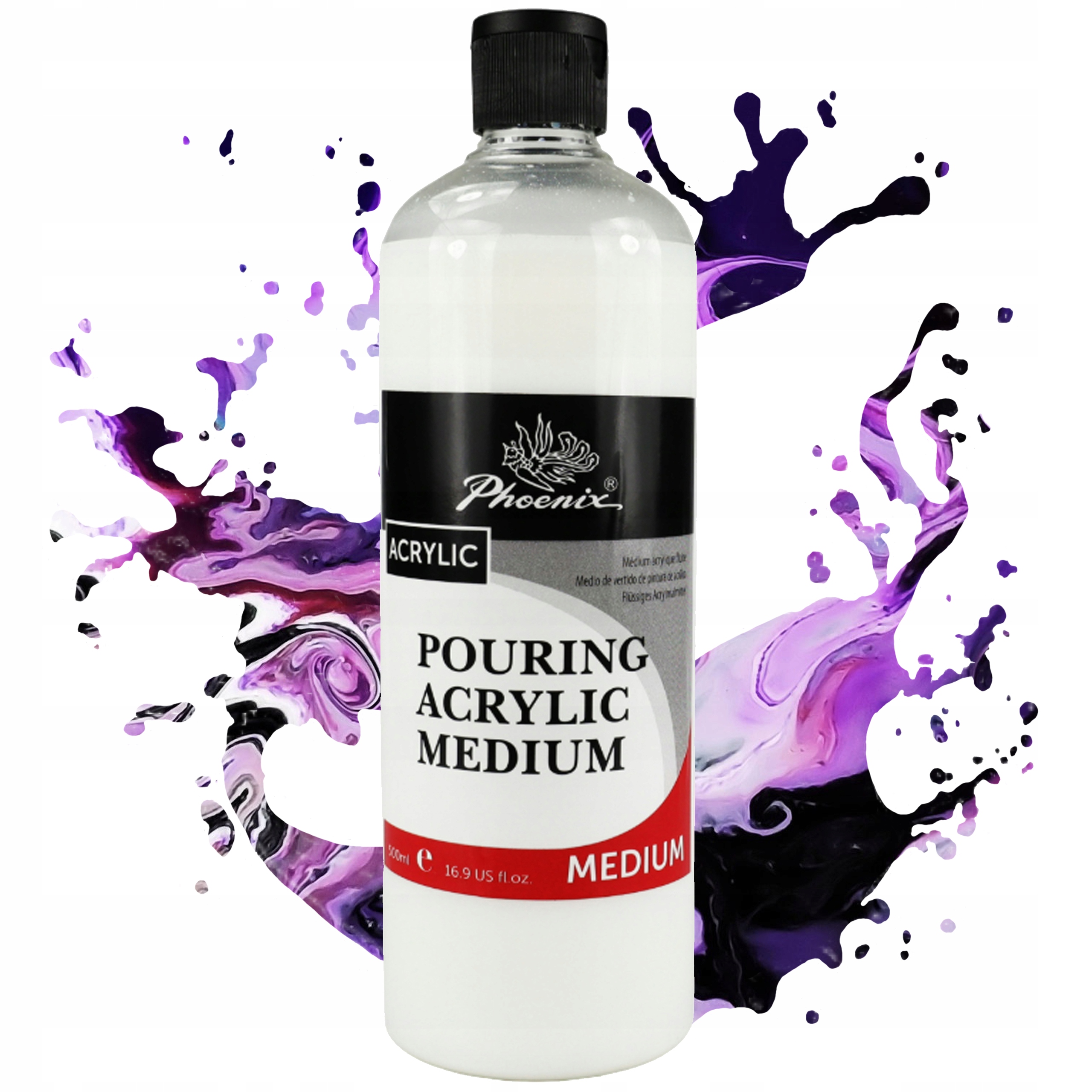 Medium do Pouringu Phoenix 500 ml Rozcieńczające do Farb Akrylowych