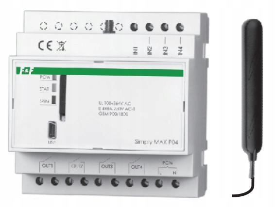 Gsm ovládací relé SIMply Max P04