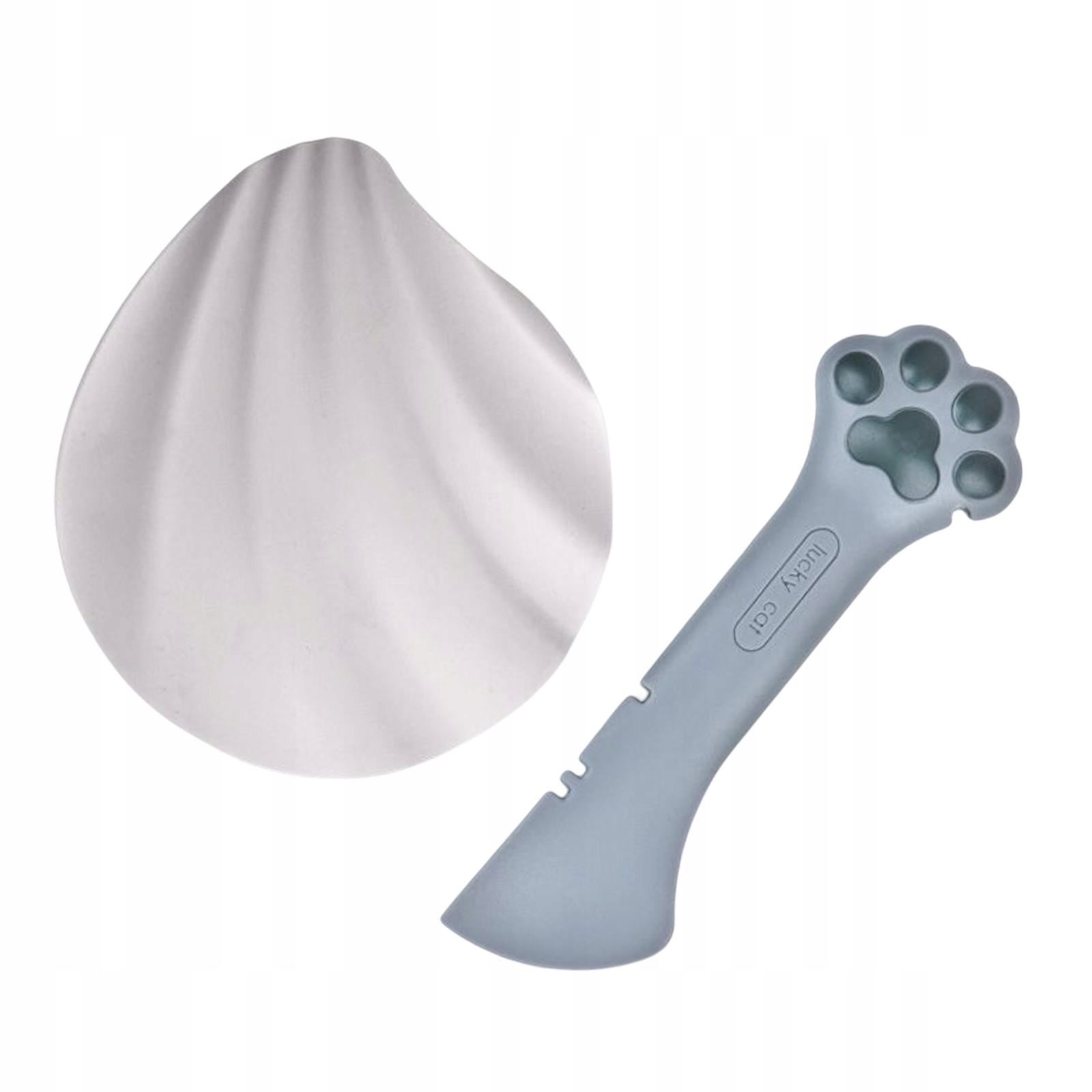 Cat Can Cover Silicone Pet white with grayspoon Marka bez marki