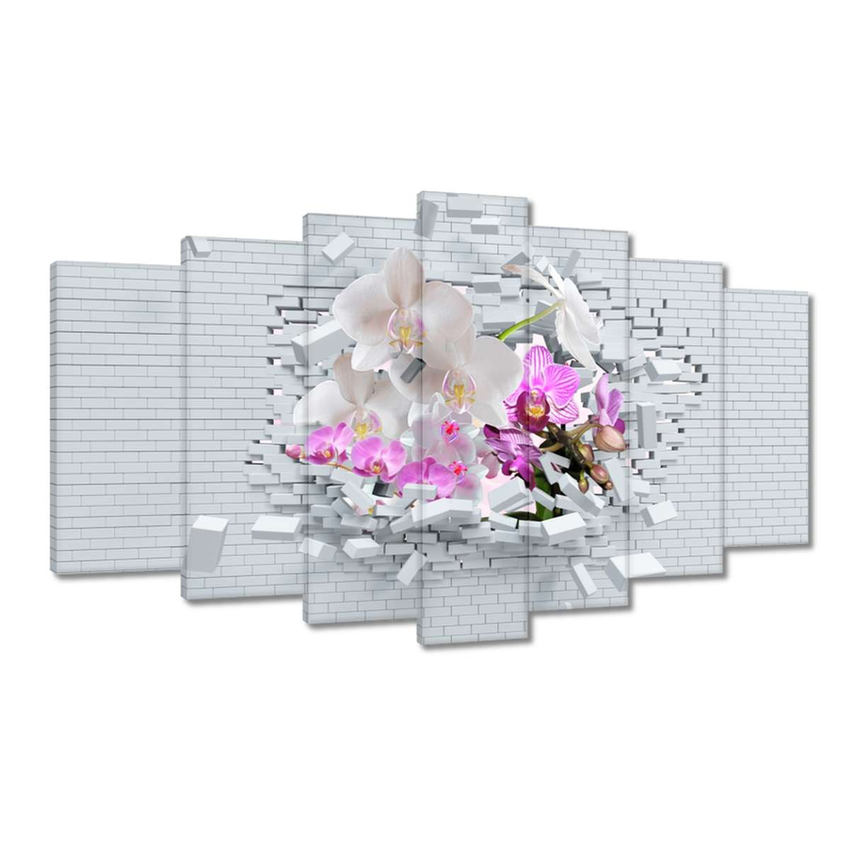 Obrazy 140x80 Orchidejem do zdi Květiny