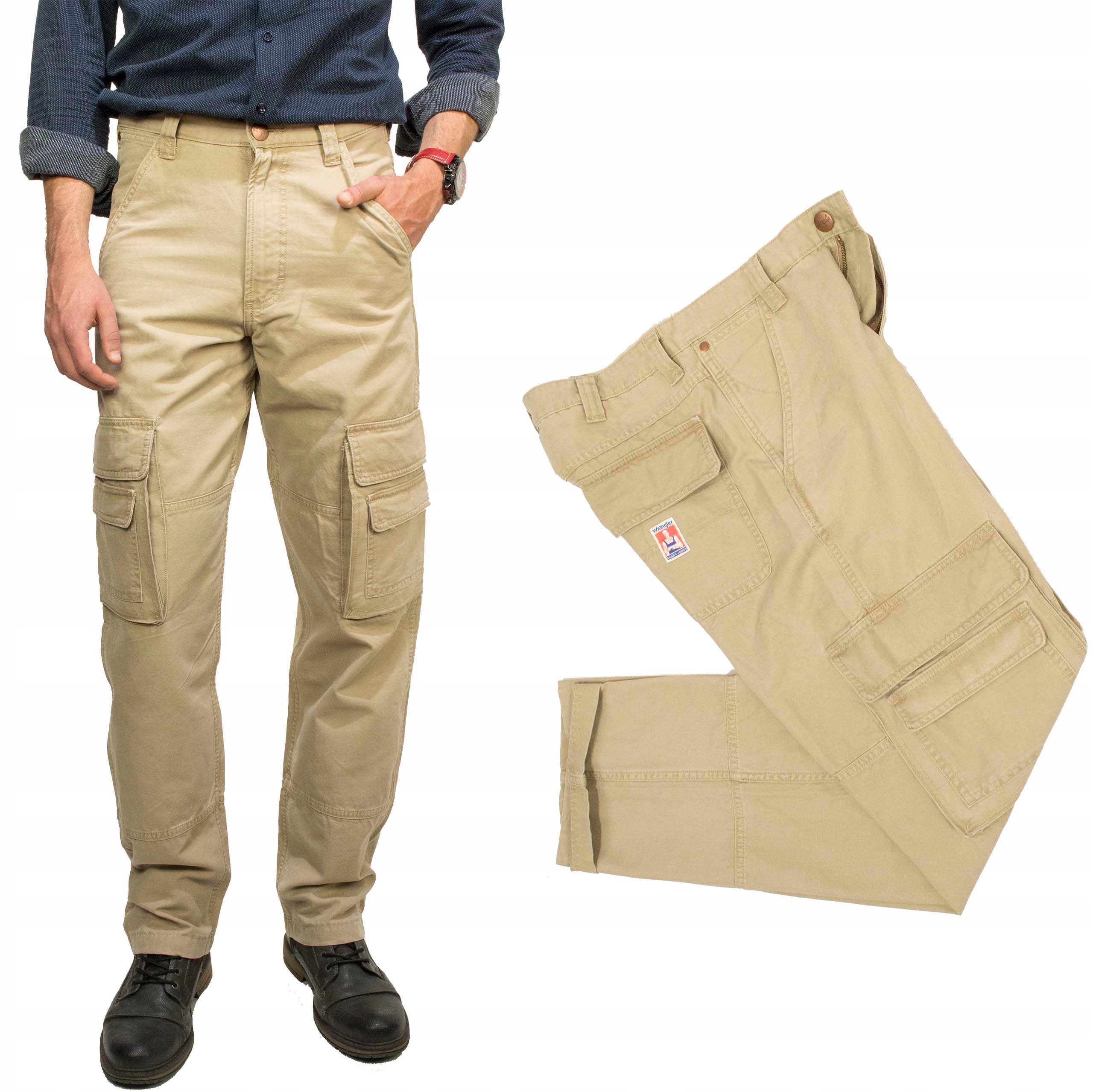 Wrangler Cj Rel Cargo Pant Kelp pánské kapsáče kalhoty W32 L34