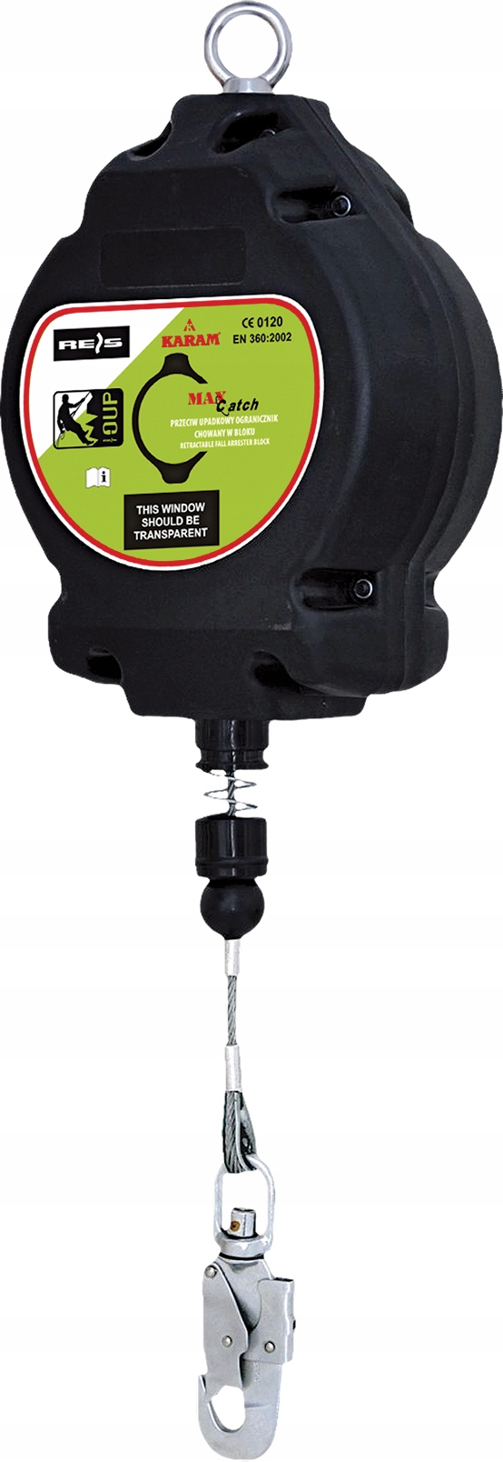 Sprzęt asekuracyjny linka Reis Urządzenie Samohamowne