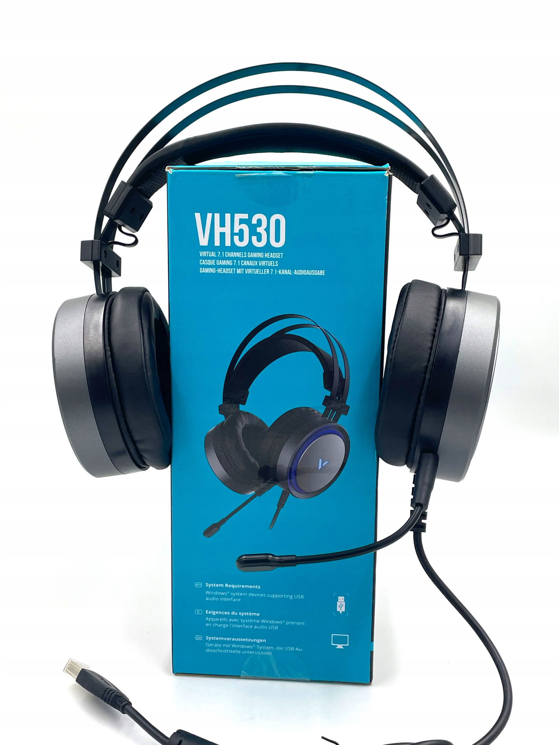 Słuchawki nauszne GAMINGOWE RGB Rapoo VH530 7.1 Marka Rapoo