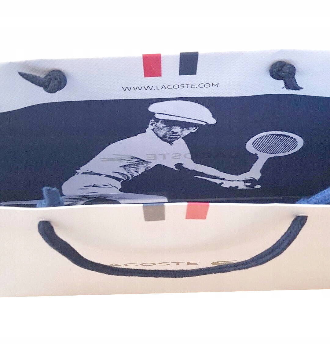 TORBA PREZENTOWA XXL DUŻA LACOSTE BIAŁA Marka Lacoste