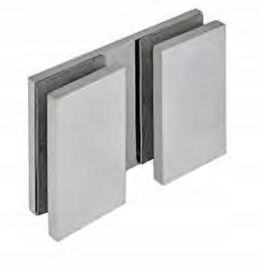 Spona do kabiny sklo – sklo 180° Satén/Lesk