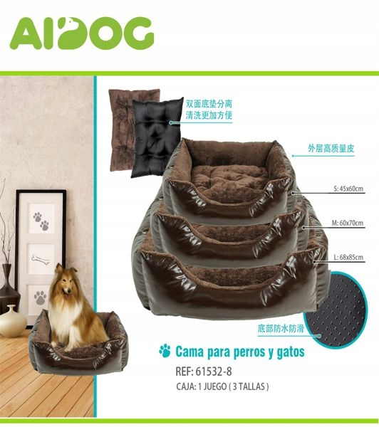 Levně Pouze pro mazlíčka: Terénní sada pelíšků pro psy hnědá