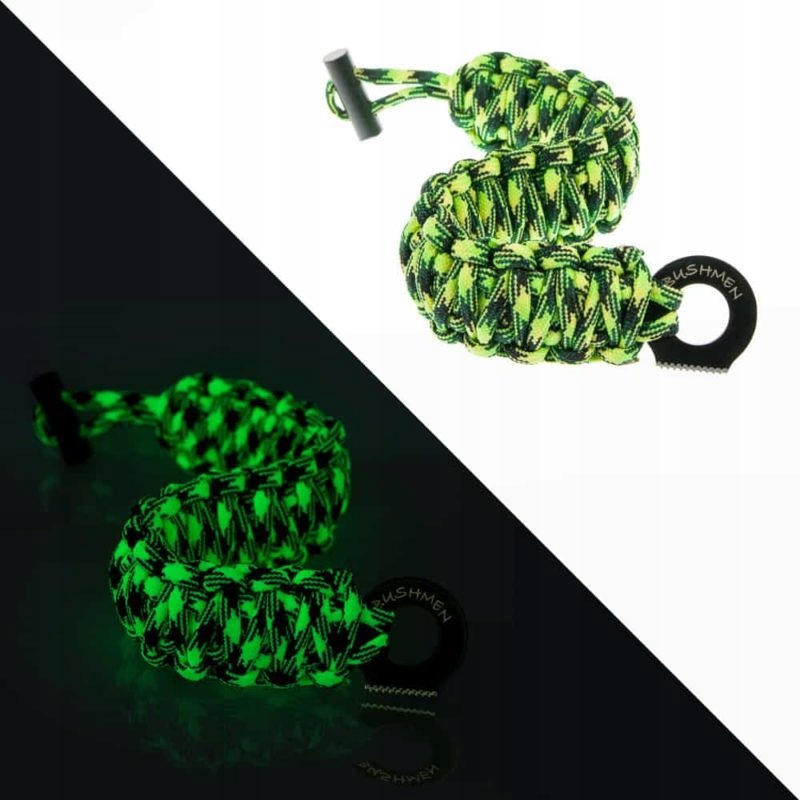 Bransoletka geckon bushmen paracord 6m krzesiwo