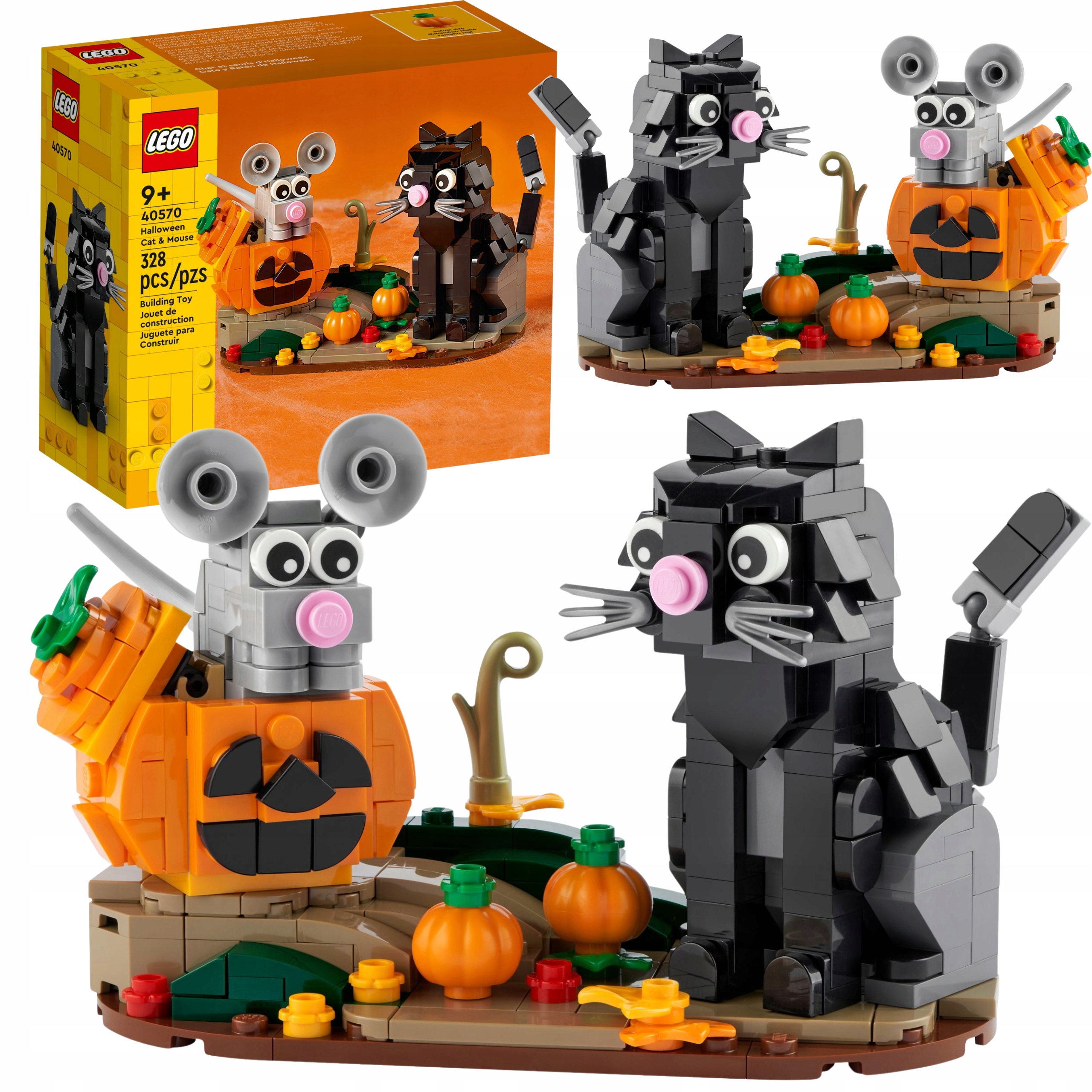 Lego Classic Zestaw Edukacyjny Kot I Mysz Klocki Konstrukcyjne Duze