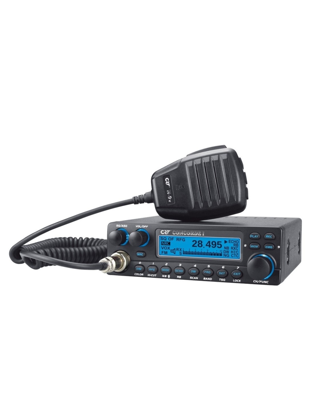 Crt Concorde I radiotelefon amatorski 10m Am/fm moc 60W (24-30MHz Export)