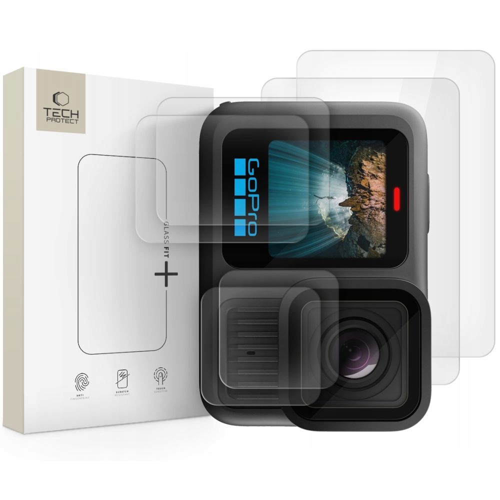 Szkło Hartowane Tech- Protect Glass Fit+ 2- Set Gopro Hero 13 Clear Tech-