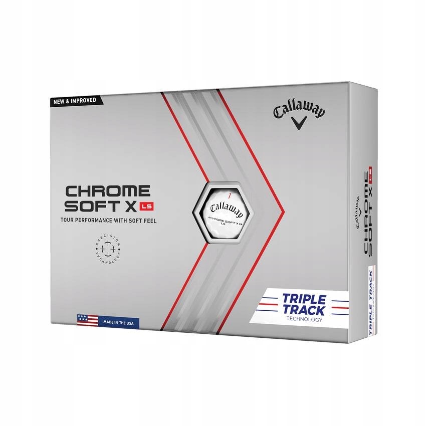 Golfový míček Callaway Chrome Soft X 12 ks