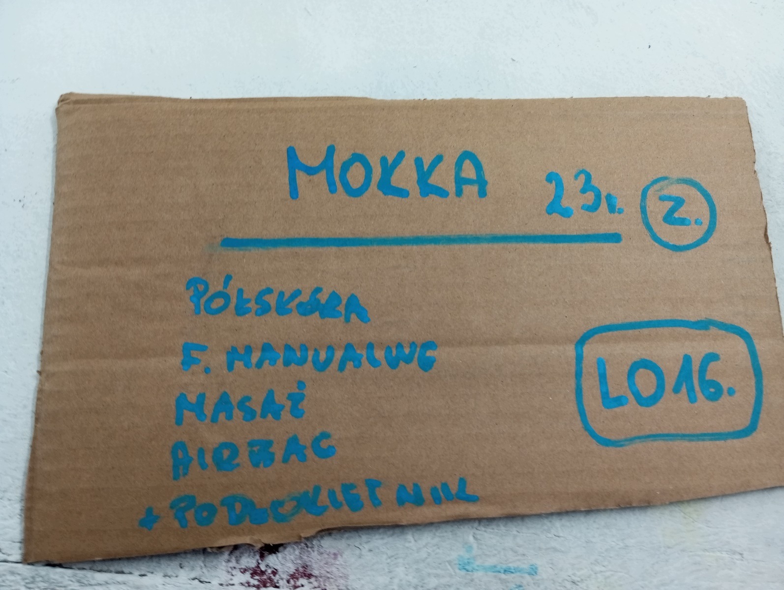 upholstery seats pol leather OPEL MOKKA B 23r