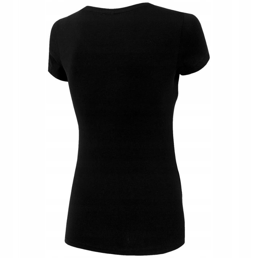 KOSZULKA DAMSKA 4F T-SHIRT PODKOSZULEK SPORTOWA NA CO DZIEŃ METALICZNE LOGO Rozmiar XS