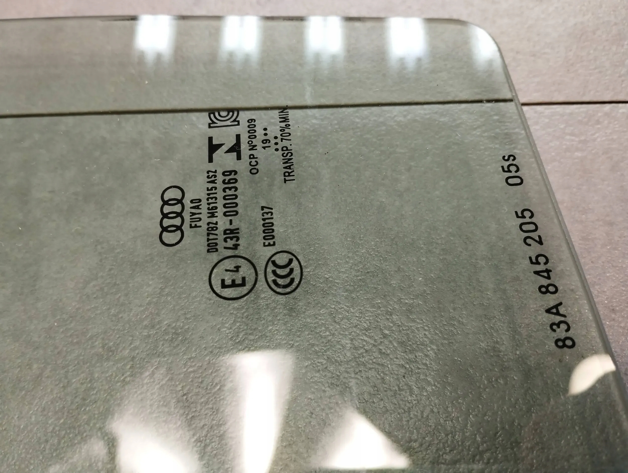 Audi Q3 F3 83A window left rear part 83A845205 2019