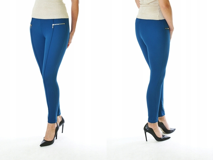

Eleganckie spodnie rurki wysoki stan 1087#