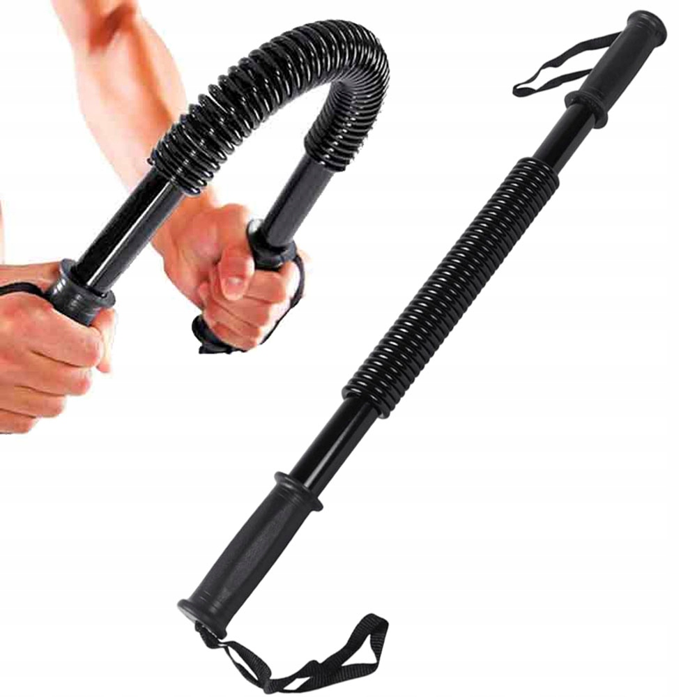 Drążek Sprężynowy 60kg Expandery Przyrząd Do Treningu W Domu I Na Siłowni