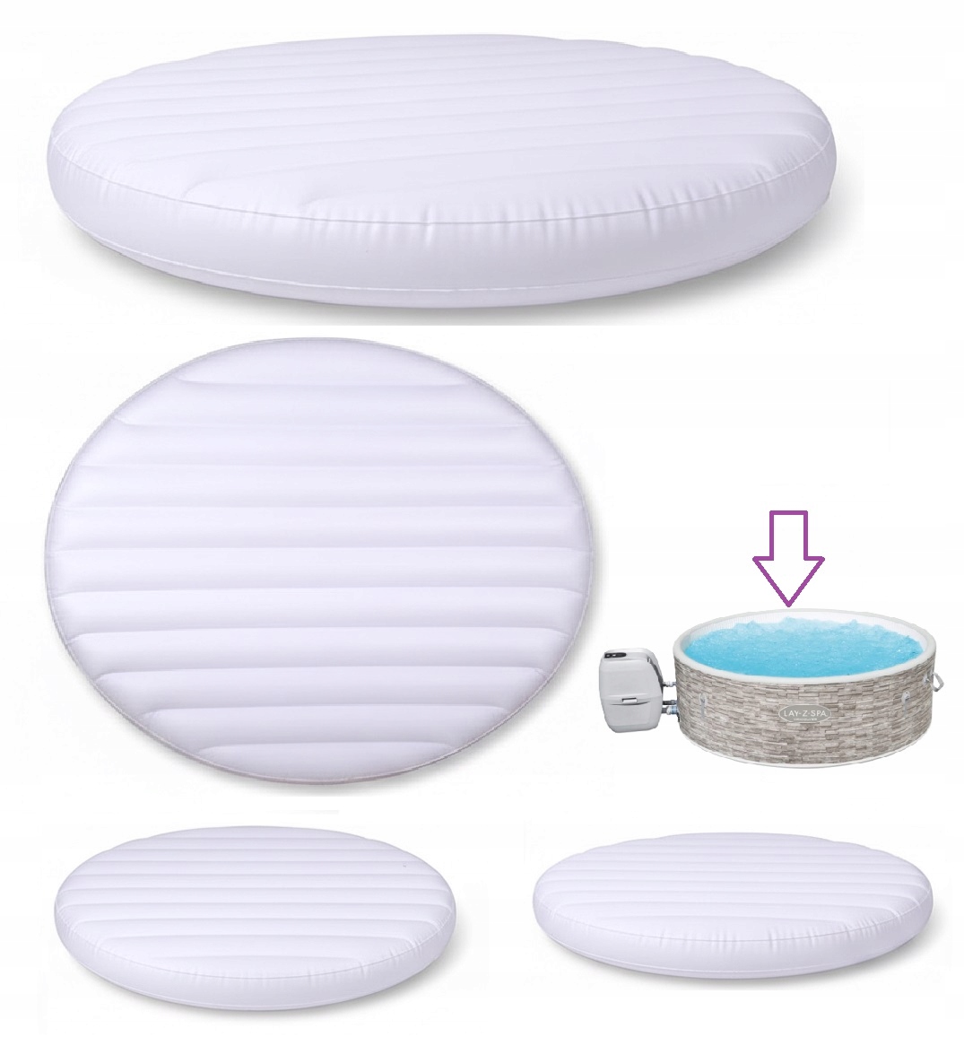 Kryt nafukovacího polštář Lay-Z-Spa Vancouver 155 cm