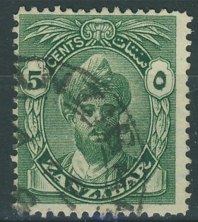 Zanzibar 5 cents - Władca
