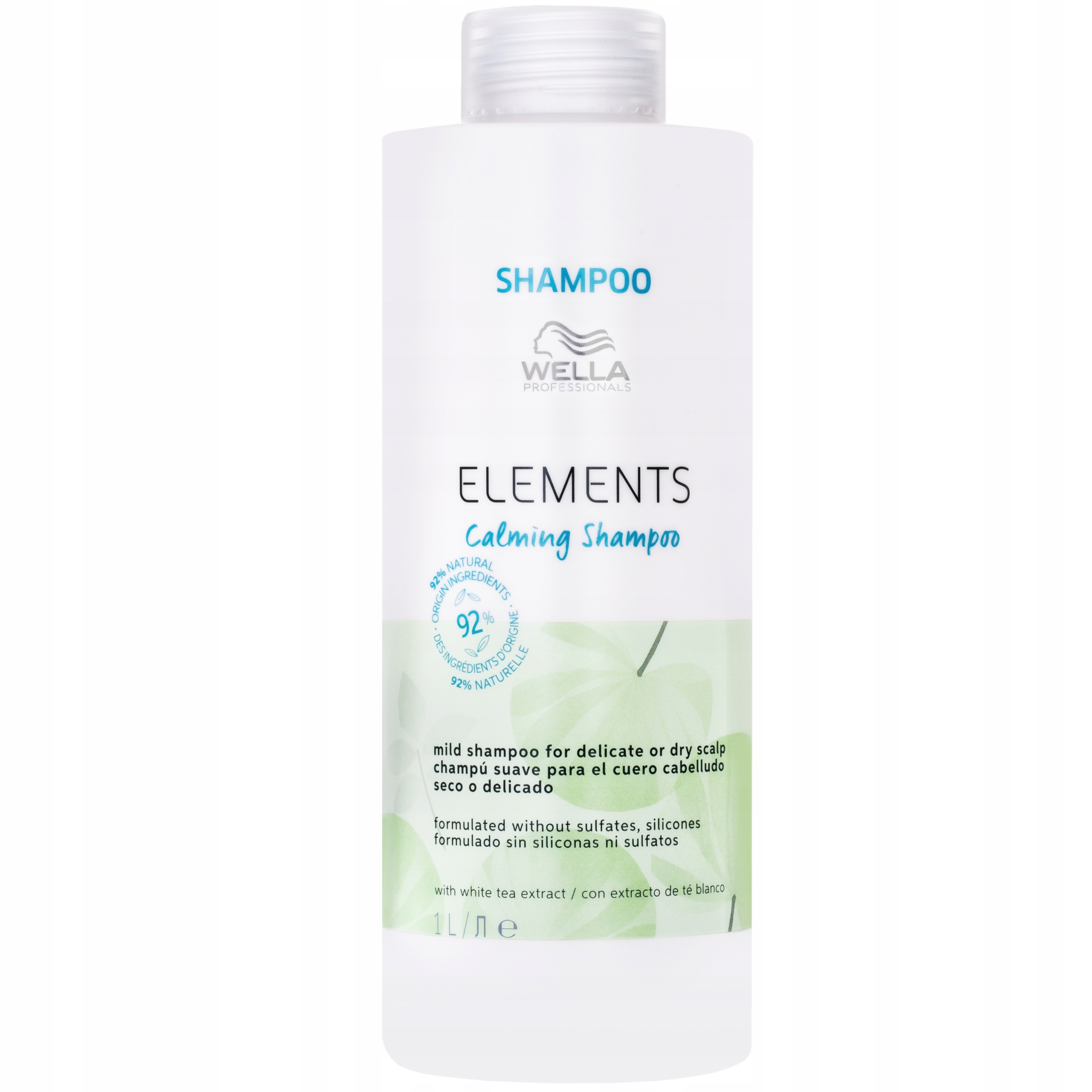 Wella Elements Calming zklidňující šampon pro citlivou pokožku 1000 ml hydratuje