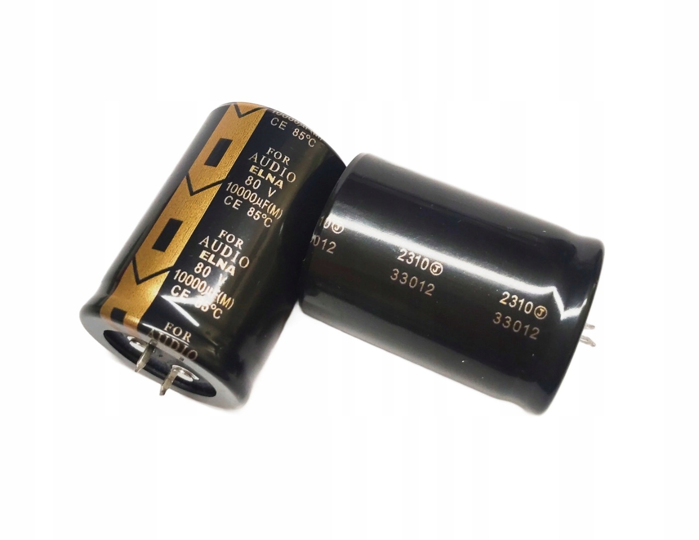 HiFi Audiofilski kondensator For Audio ELNA 10000uF 80V - PARA 2 szt