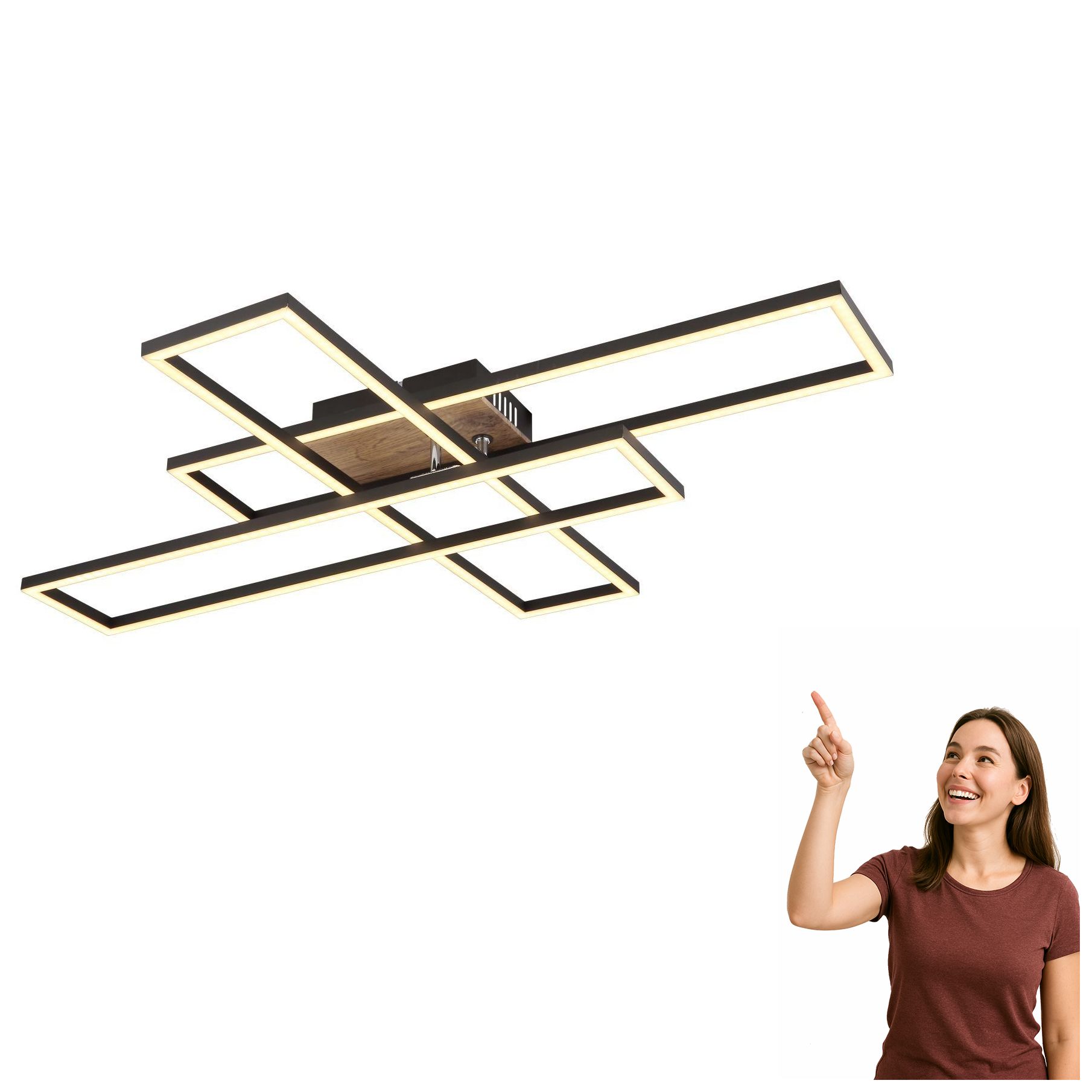 Led stropná lampa 40W Dakari 67208-40 Globo