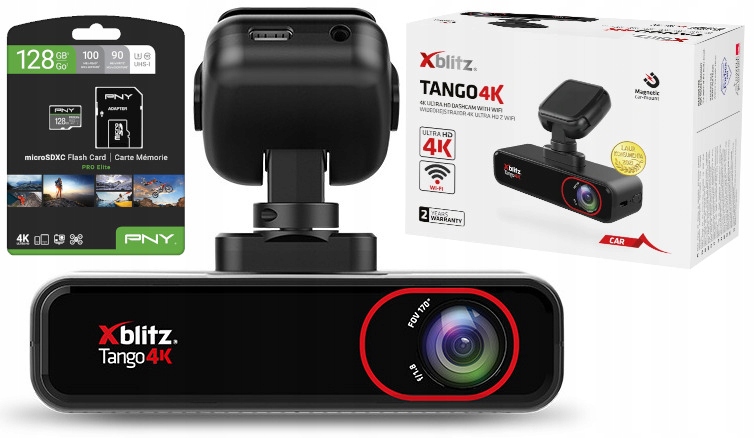 

Kamera auto wideorejestrator XBlitz Tango 4K 128GB