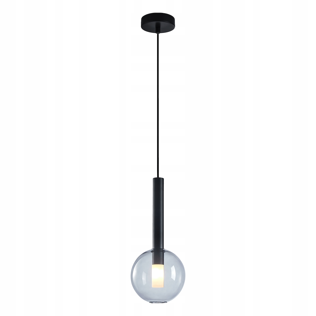 Závěsná lampa Niko černá 1xG9 Ø150