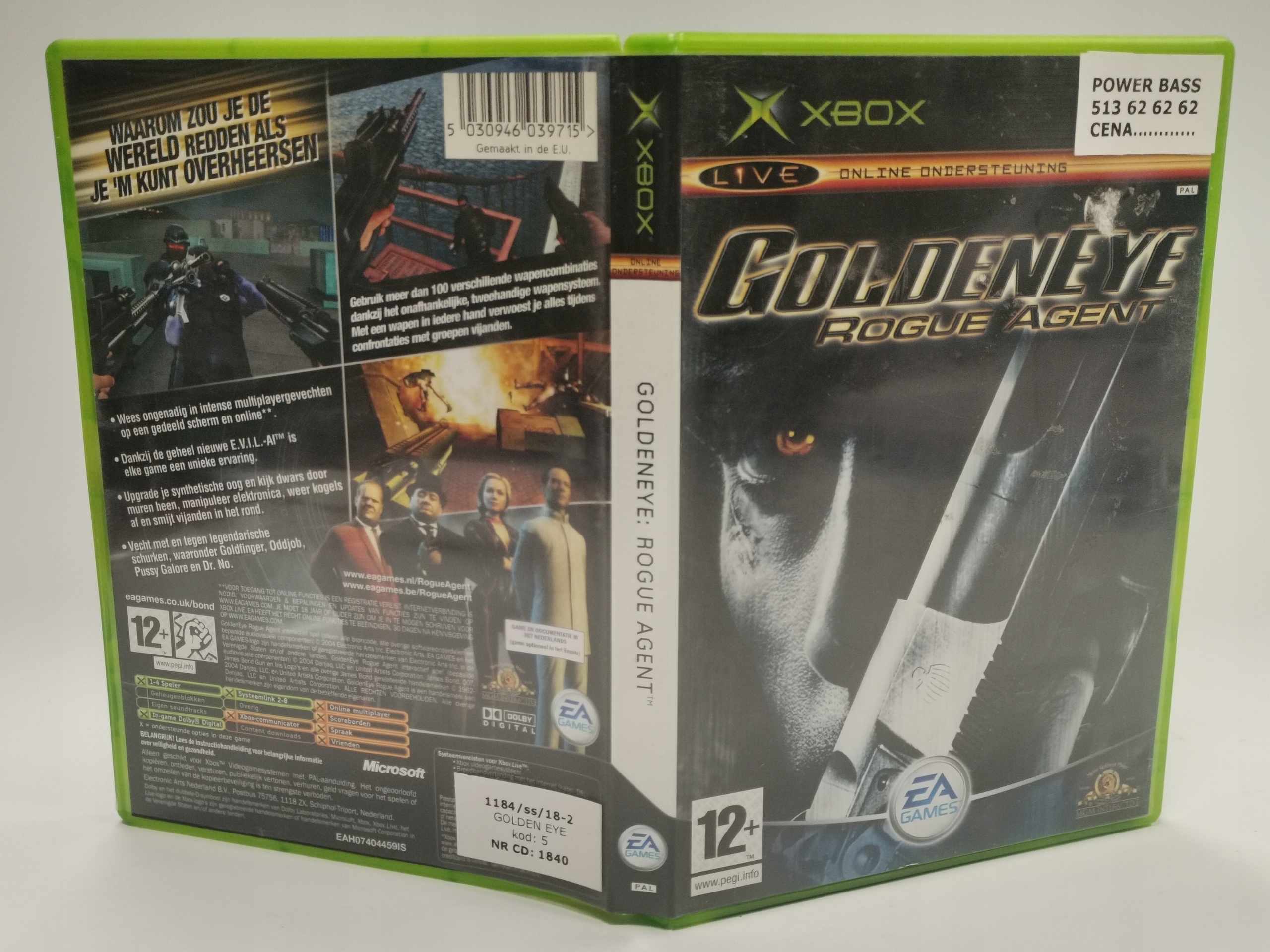 GoldenEye Rogue Agent Microsoft Xbox Tytuł GoldenEye Rogue Agent XBOX