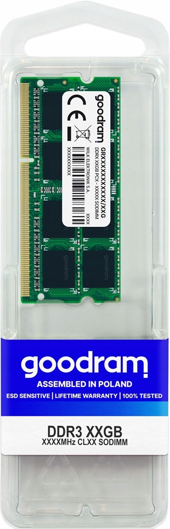 Pamięć GoodRam GR1600S364L11/8G (DDR3 So-dimm; 1 x