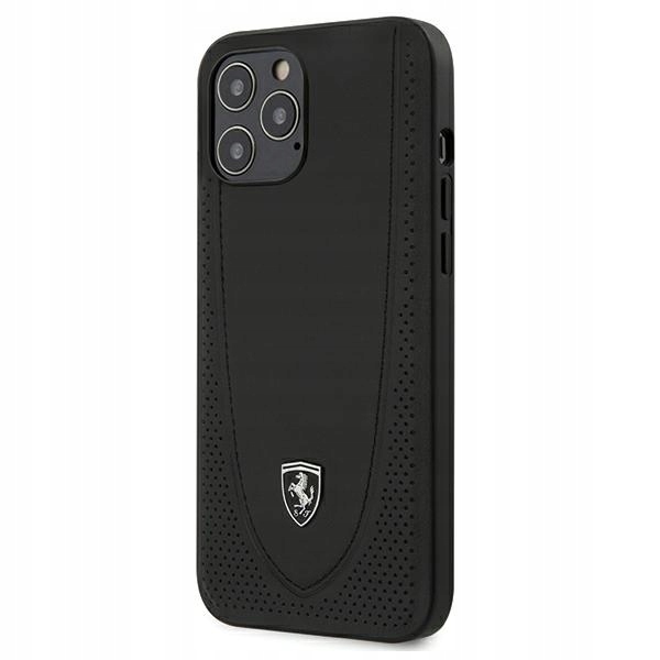 Ferrari Off Track Perforowany Etui Hardcase do iPhone 12 Pro Max czarne