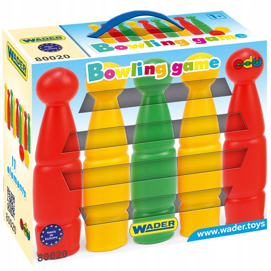 KRĘGLE W KARTONIE GRA ZRĘCZNOŚCIOWA WADER 80020 11 Bohater brak