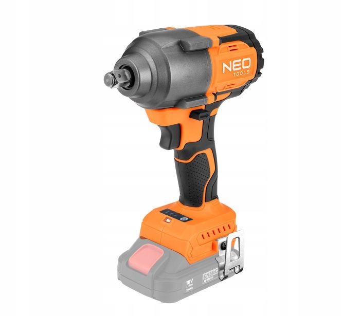 Rázový Uťahovák Bezšťastový 850 Nm 1/2' Aku. ENERGY18V, Bez Akum