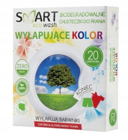 

Smart Wash listki wyłapujące kolor biodegradowalne