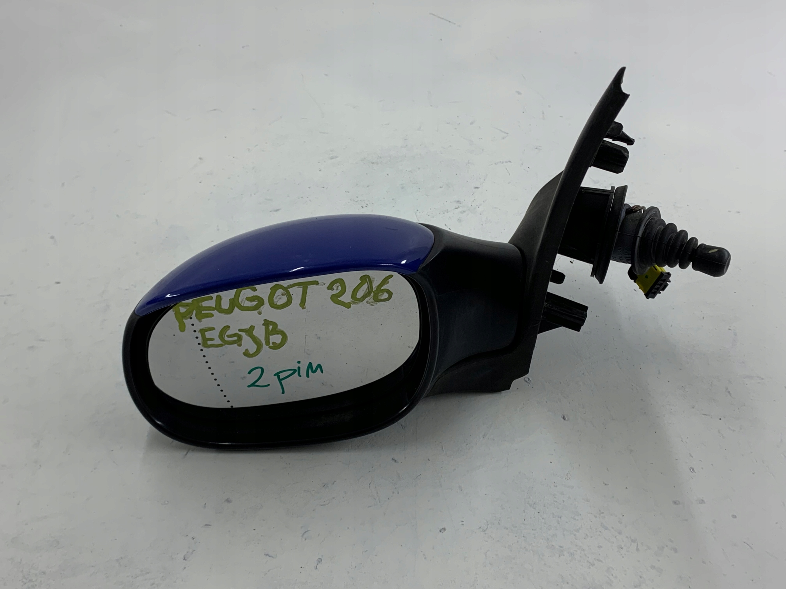 PEUGEOT 206 mirror right manually EGJB 2 PIN