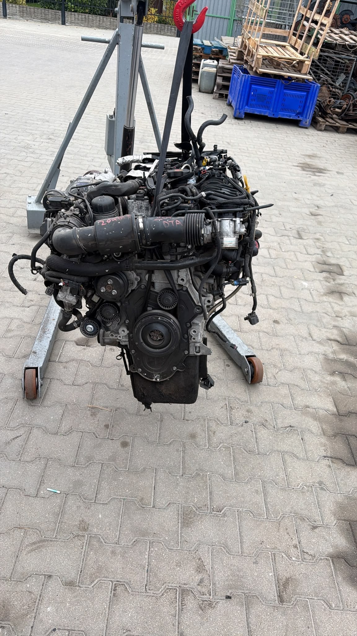 moteur complet RANGE ROCER VELAR 90TYS KM 204DTA