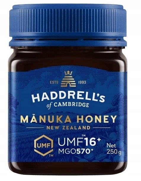 Levně Haddrell's Manuka Umf16+ MGO570+ Med Imunita 250 g