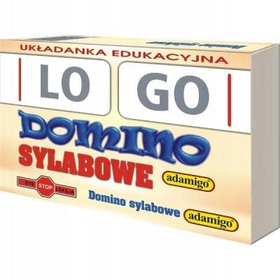 

Gra Domino sylabowe układanka edukacyjna