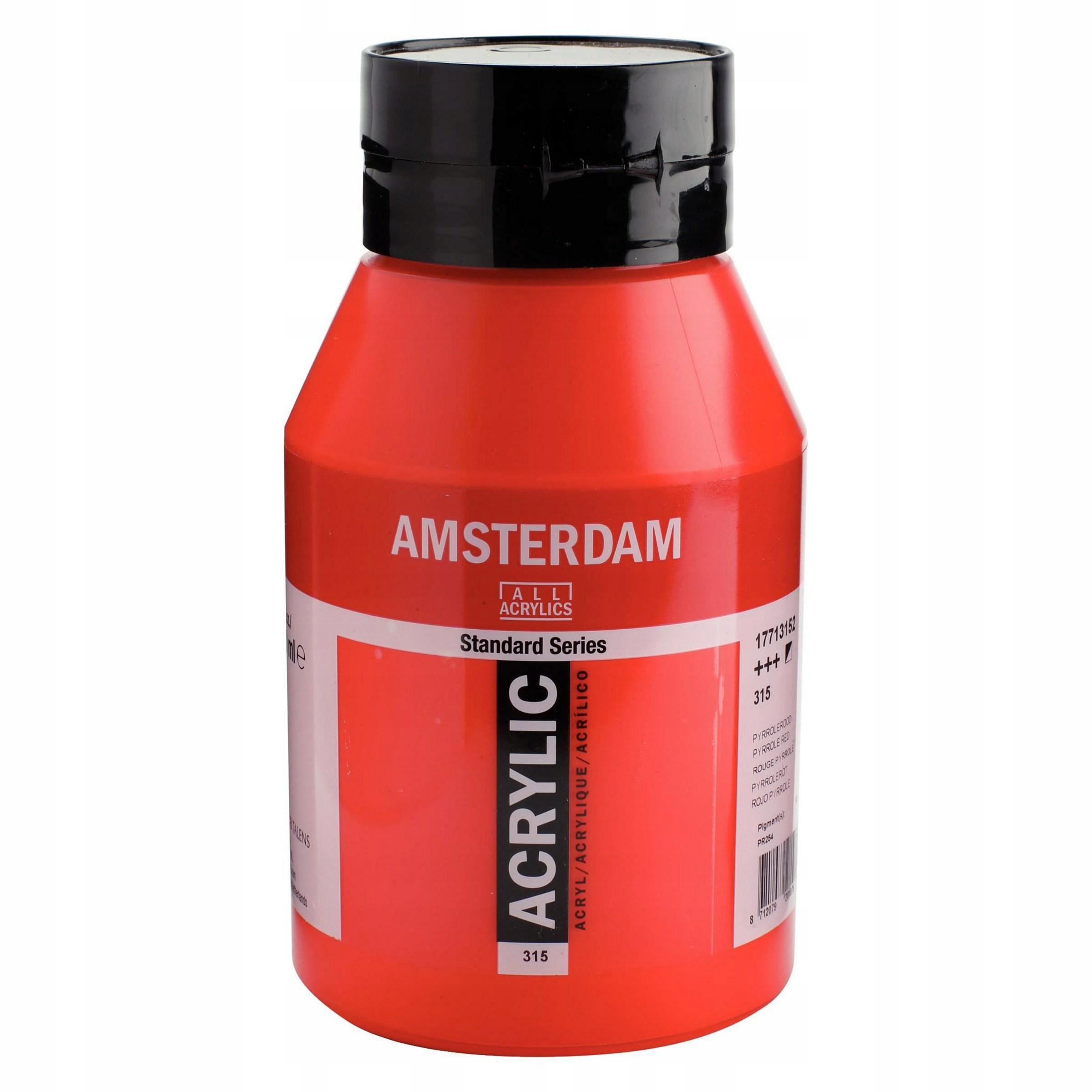 Amsterdam barva akryl 1000ml 315 Pyrrole red