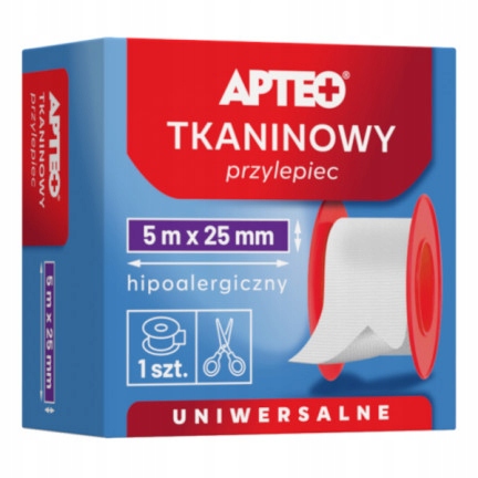 

Przylepiec Tkaninowy Hipoalergiczny 2,5 CM X 5 M R
