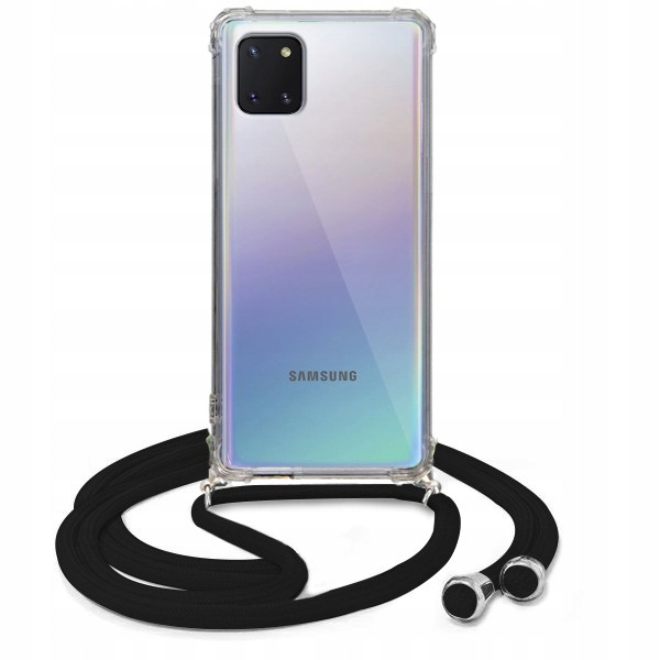 

Etui Crossbody Samsung Note 10 Lite Czarny Sznurek