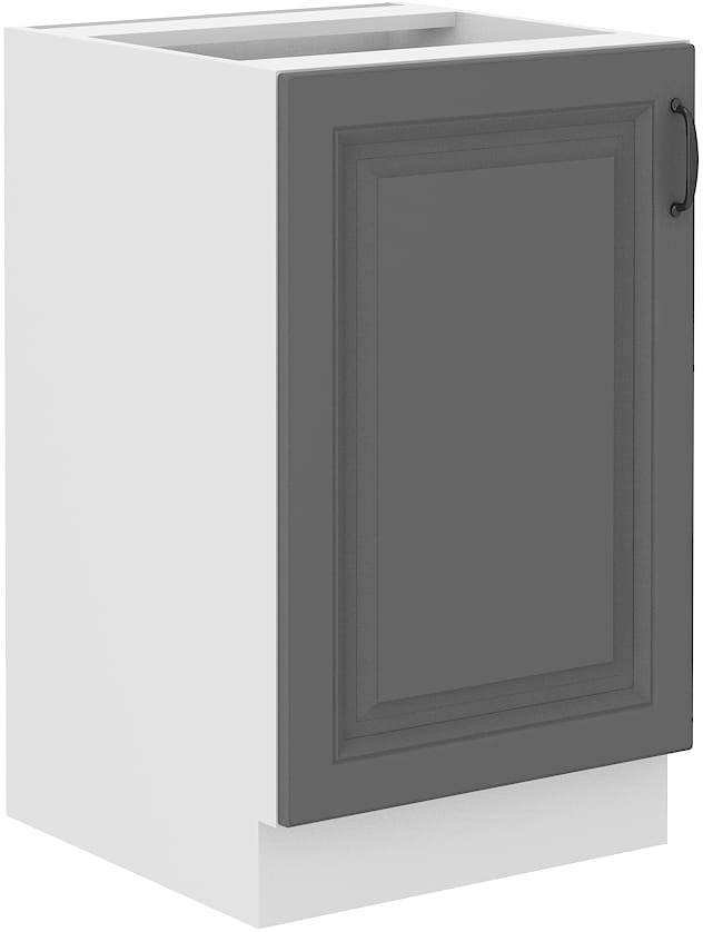 Kuchyňská Skříňka Stilo 50 CM Pod Dřez Šedá Bílá