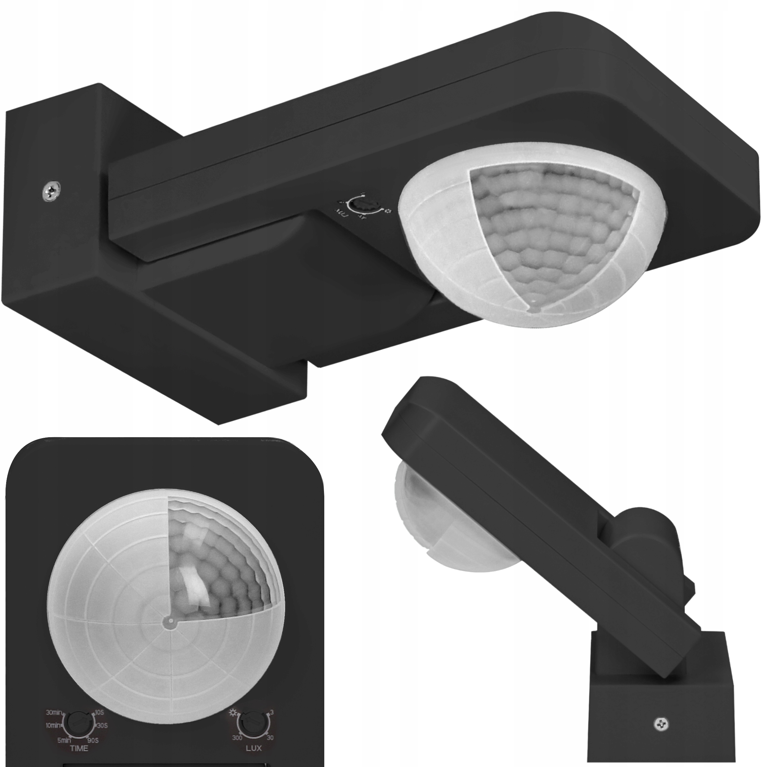 

Czujnik Ruchu Obecności 360° Zewnętrzny IP65 2000W