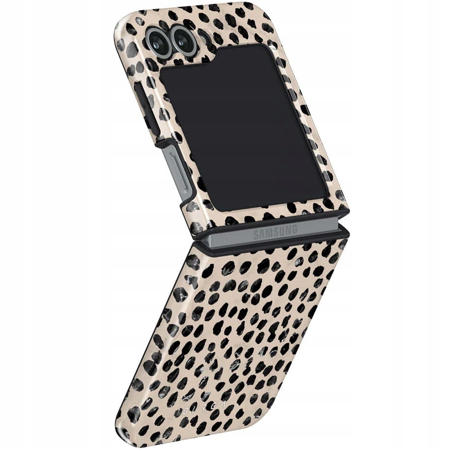 Etui Burga do Galaxy Z Flip7 Fe Z Flip6, modny case, wytrzymała obudowa