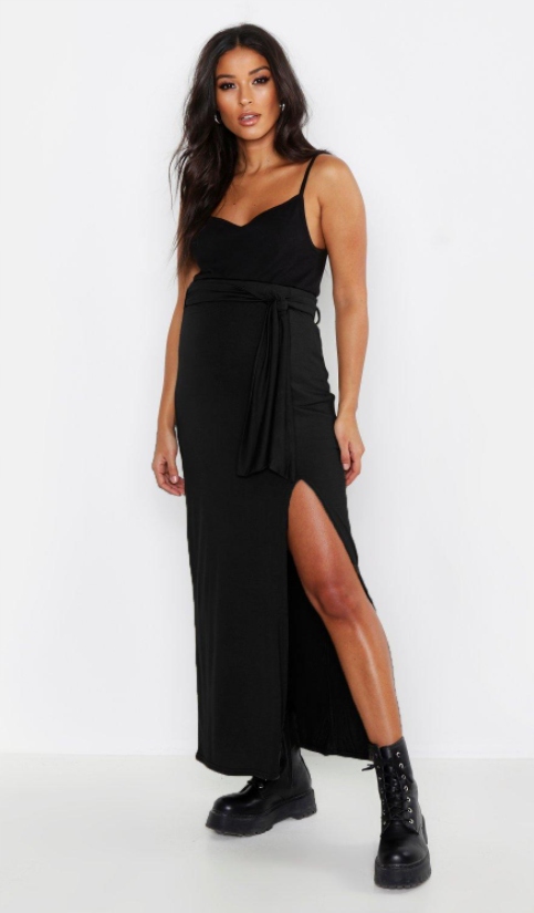 BOOHOO MATERNITY SPÓDNICA Z WISKOZY* 42XL VAD