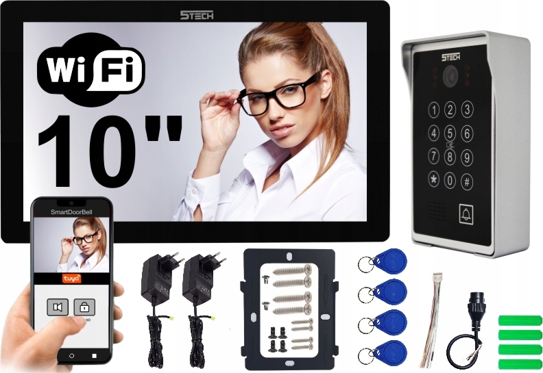 

Wideodomofon 10" WiFi 5TECH Najnowsza seria